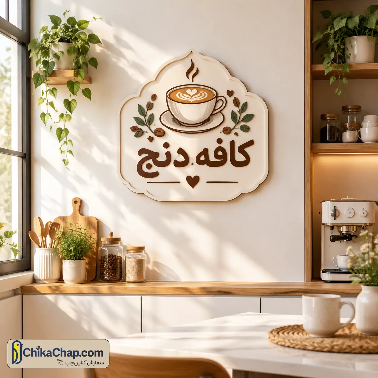 دکوراسیون آشپزخانه و کافیبار با تابلوهای فوم برد